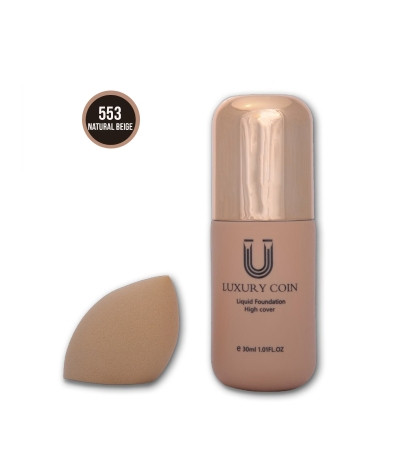 ست کرم پودر لاکچری کویین به همراه پد 553